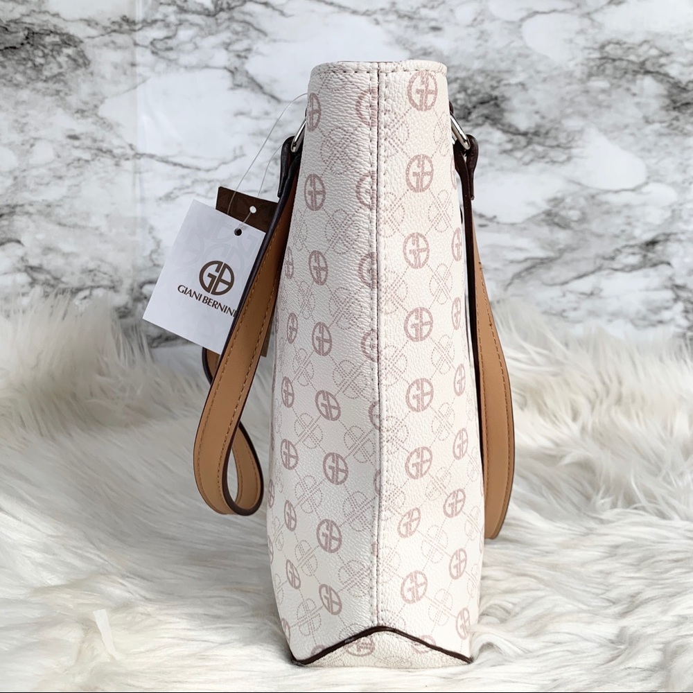Giani Bernini Signature Rose Tote Shoulder Bag - Picture 6 of 15